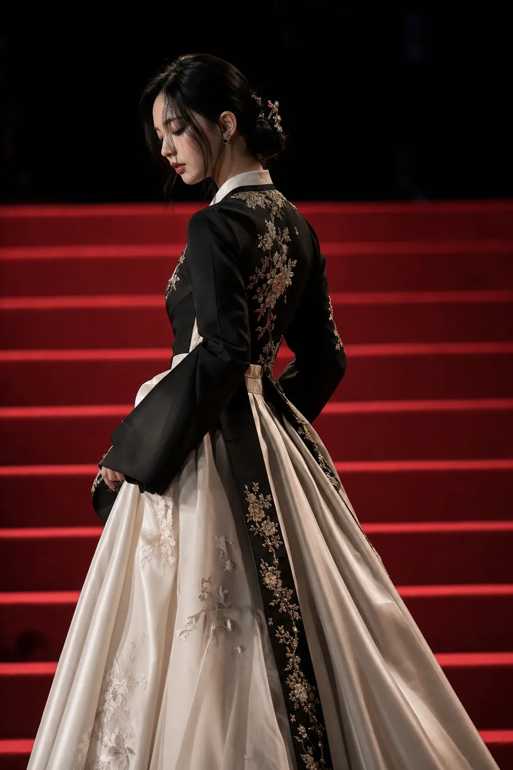 Karina Met Gala Hanbok Look aespa custom Prada 2026 Gala concept