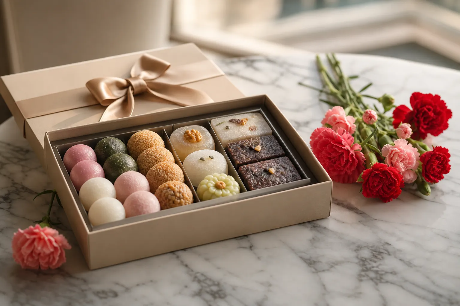 BonJak Parents’ Day tteok gifts Songjeong tteok cafe May gift set concept