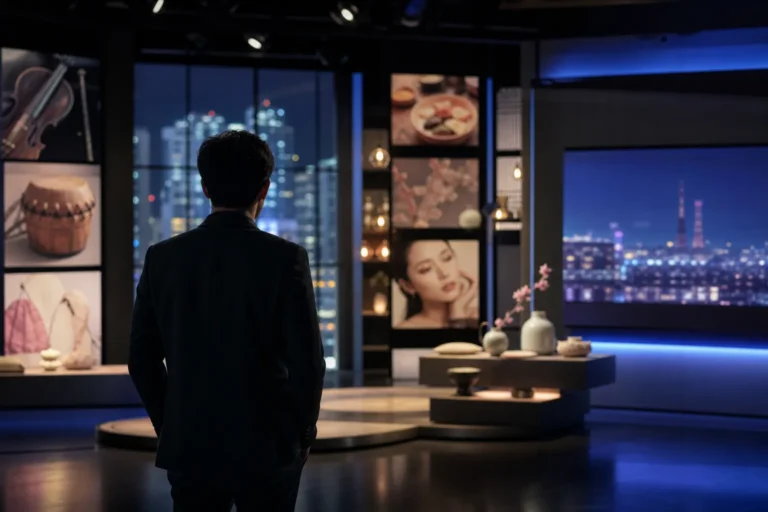 CNN K-Everything Premieres With Daniel Dae Kim Korean culture series stage concept