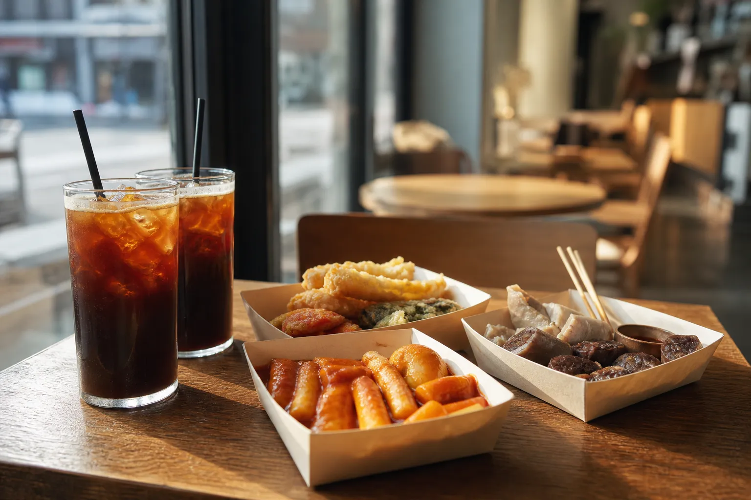Mangwon Market food at Beomgol Coffee outside food policy guide