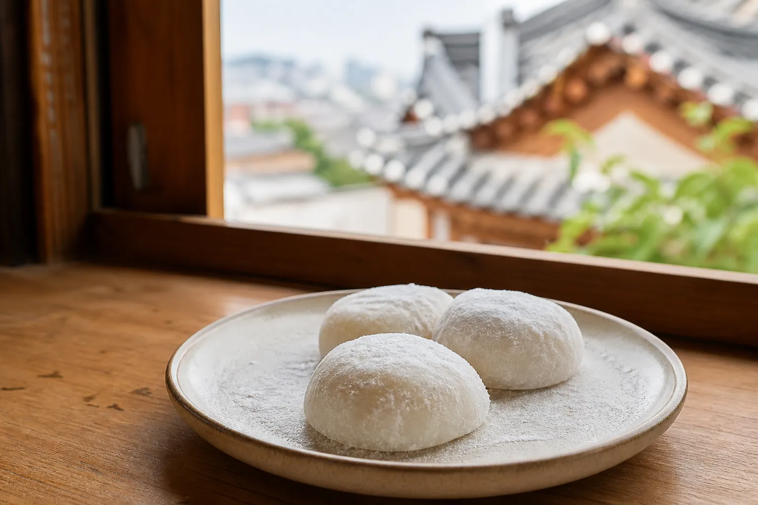 Jaiso Anguk chapsaltteok Bukchon mochi stop near Anguk Station