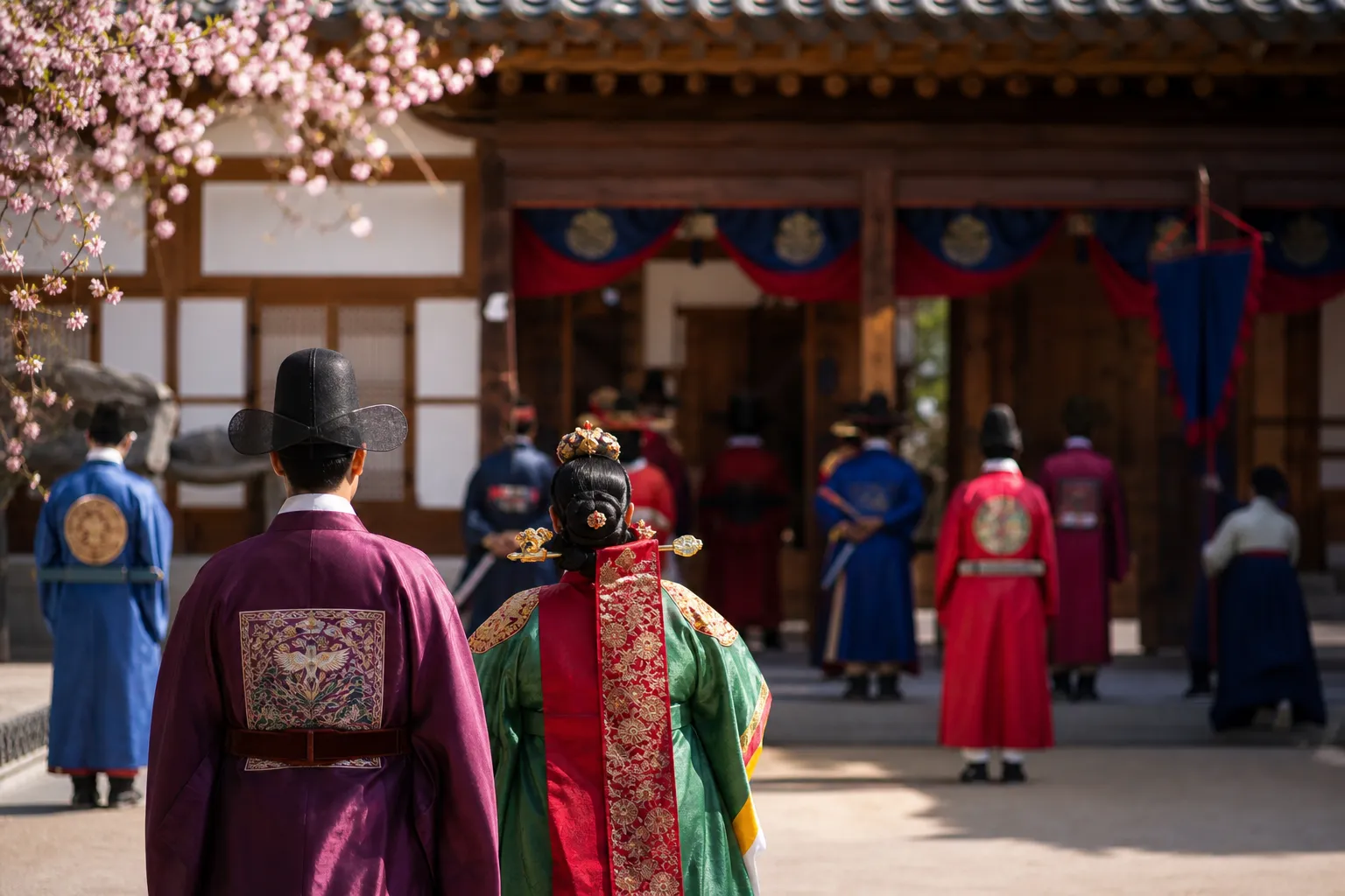 Unhyeongung Norakdang Guide 2026 Royal Wedding Reenactment stage concept