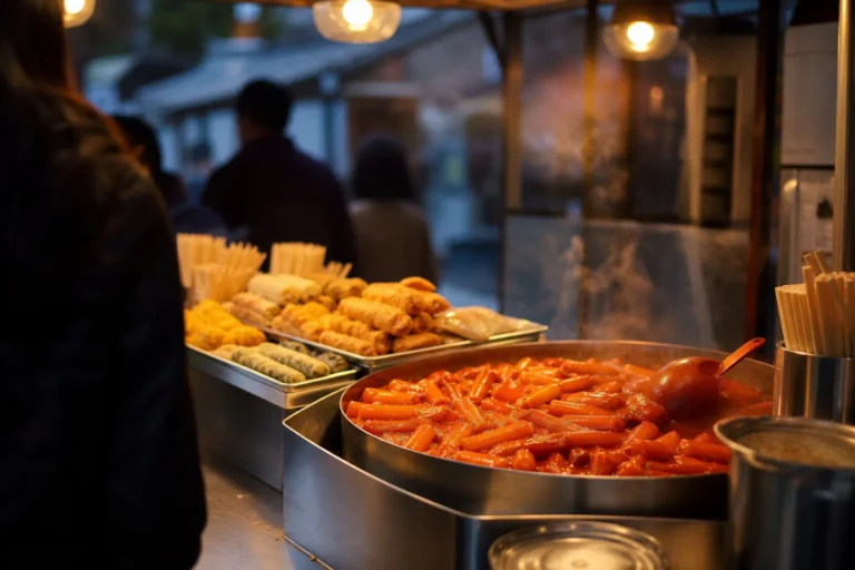 Tteoksan Anguk standing tteokbokki shop on Bukchon-ro