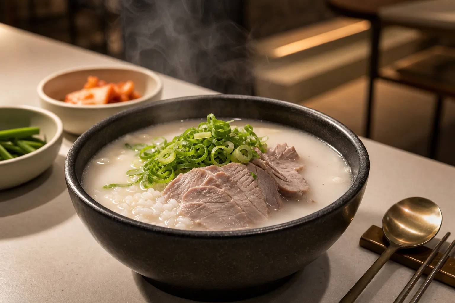 Anam Michelin Gukbap Bib Gourmand pork soup in Seoul