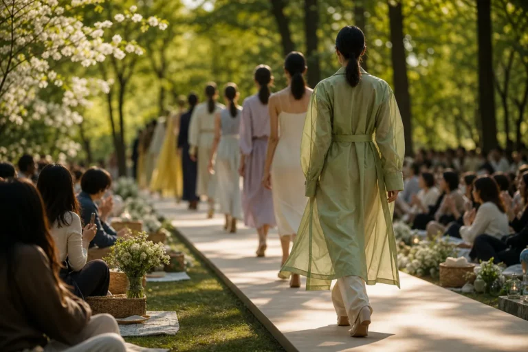 Seoul Fashion Road Seoul Forest Runway garden fashion picnic stage concept