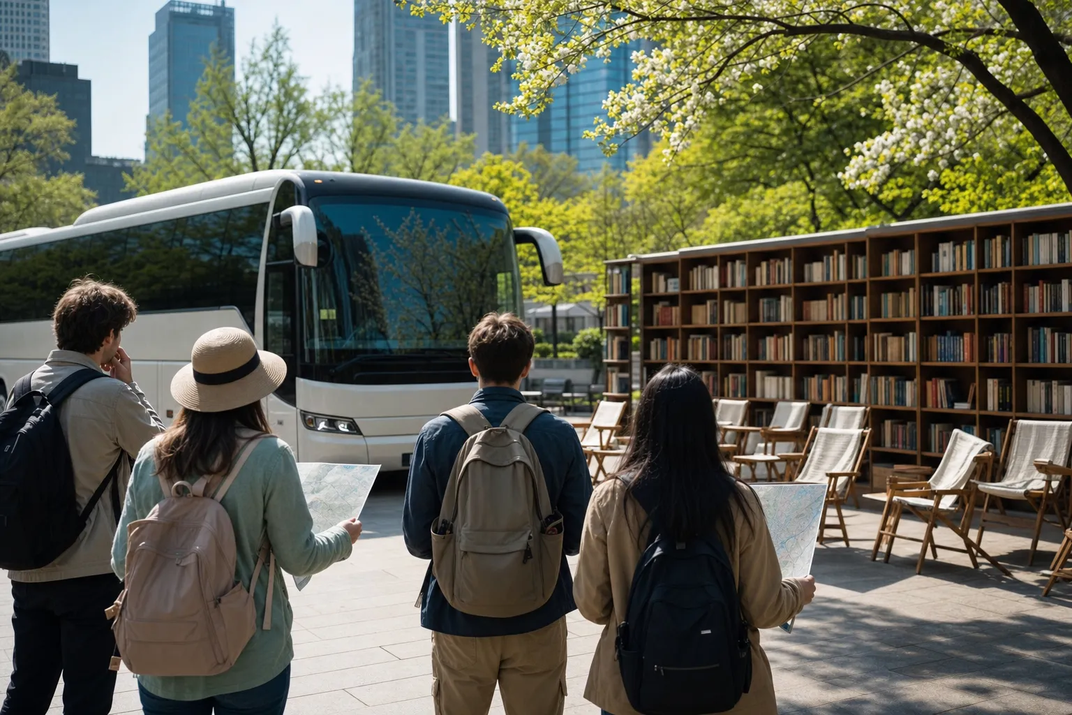 Free Seoul Outdoor Library Book Tour Trial Seoul Book Tour guide