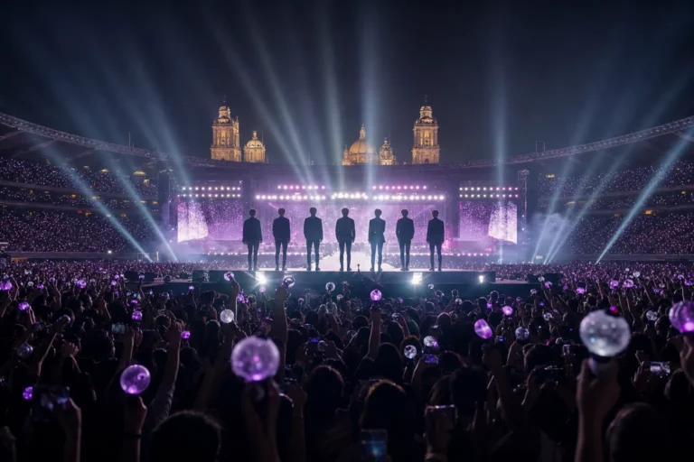 BTS Mexico City Sold Out Estadio GNP Seguros concerts stage concept