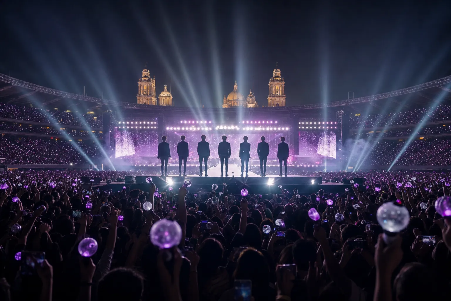 BTS Mexico City Sold Out Estadio GNP Seguros concerts stage concept