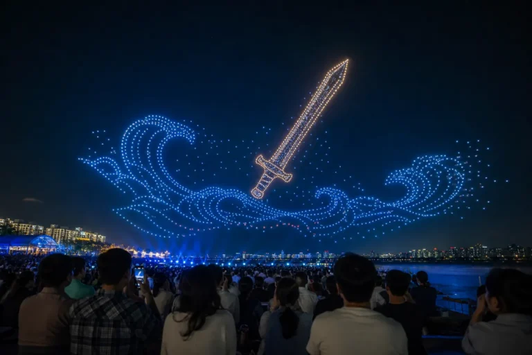 Asan Yi Sun-sin Festival Drone Show Guide: Dates, Venue, Free Entry, and What Was Shown stage concept