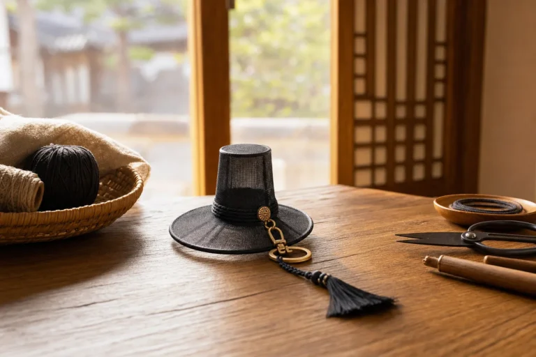 Bukchon Gat Keyring Making traditional craft program in Seoul