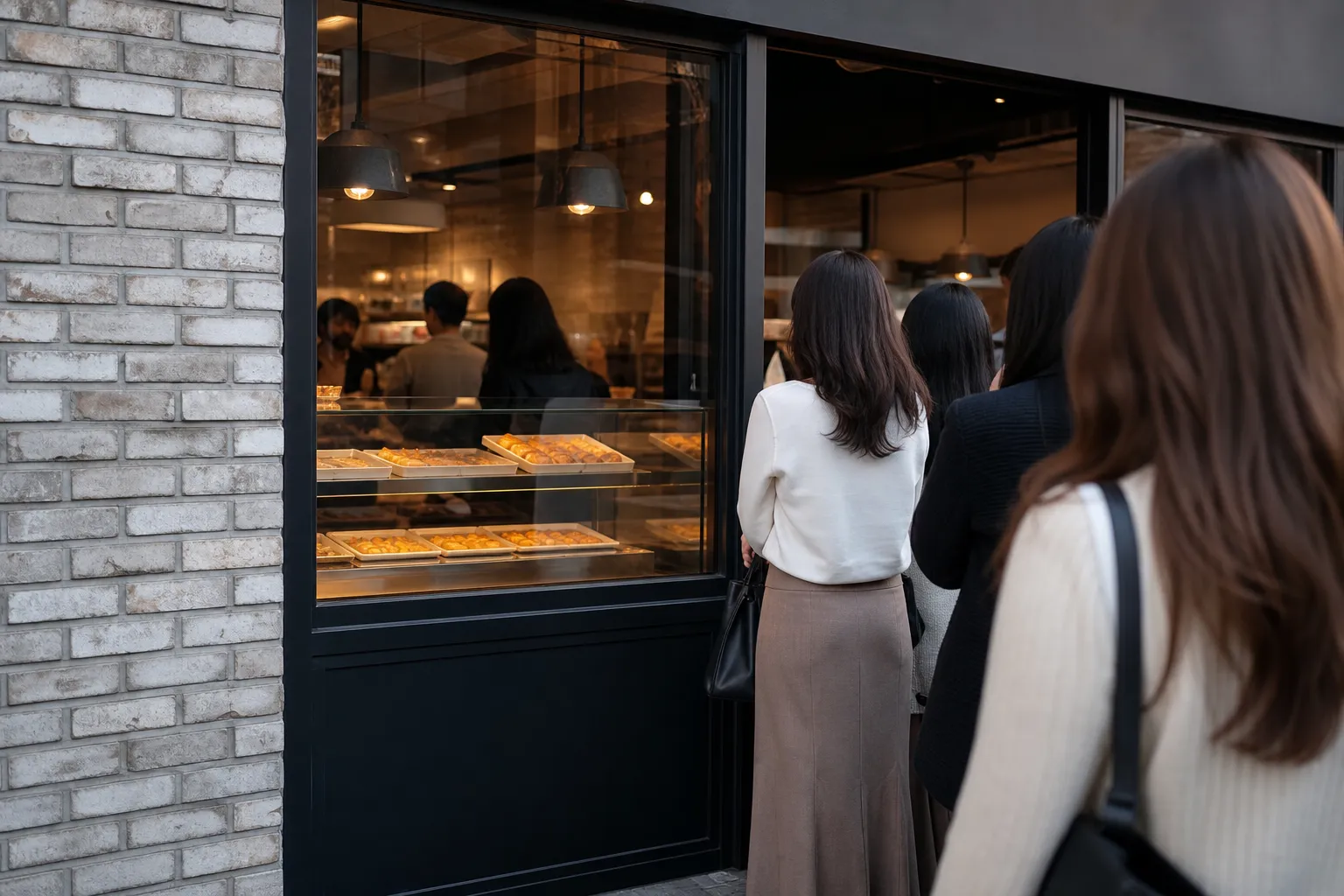Noci Seongsu waiting guide tart cafe in Seoul