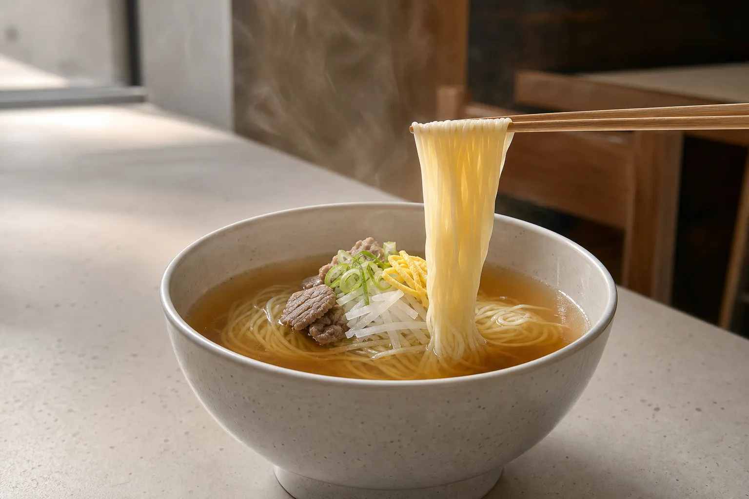 Seogyo Nanmyeonbang Hanwoo broth Hanwoo nanmyeon Seoul concept
