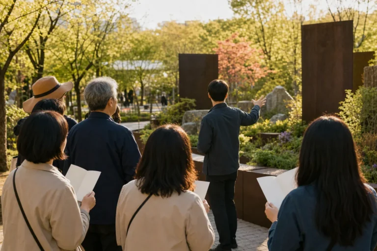 Seoul Forest Docent Tour Guide free garden commentary 2026 Seoul International Garden Show concept