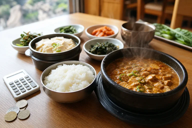 Ui-dong Woorikong Sundubu Cheonggukjang Price Bukhansan tofu meal guide