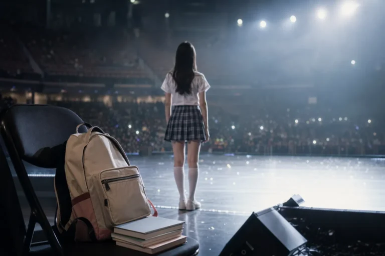 Saint Satine Sakura Education Controversy Draws Concern After WORLD SCOUT Finale stage concept