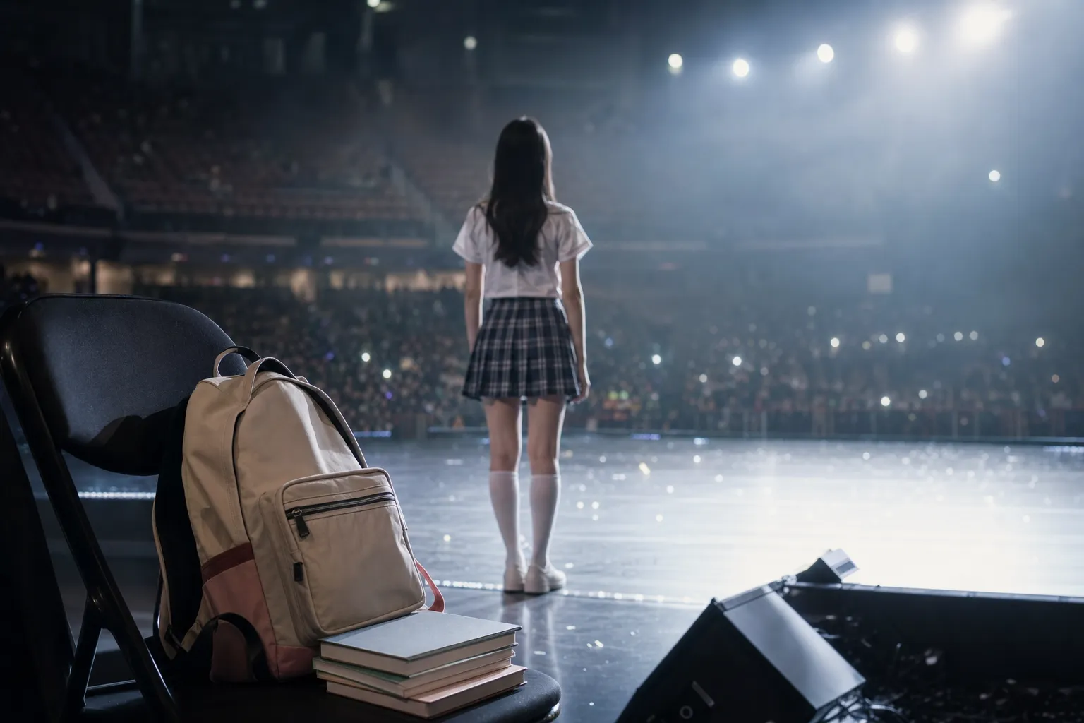 Saint Satine Sakura Education Controversy Draws Concern After WORLD SCOUT Finale stage concept