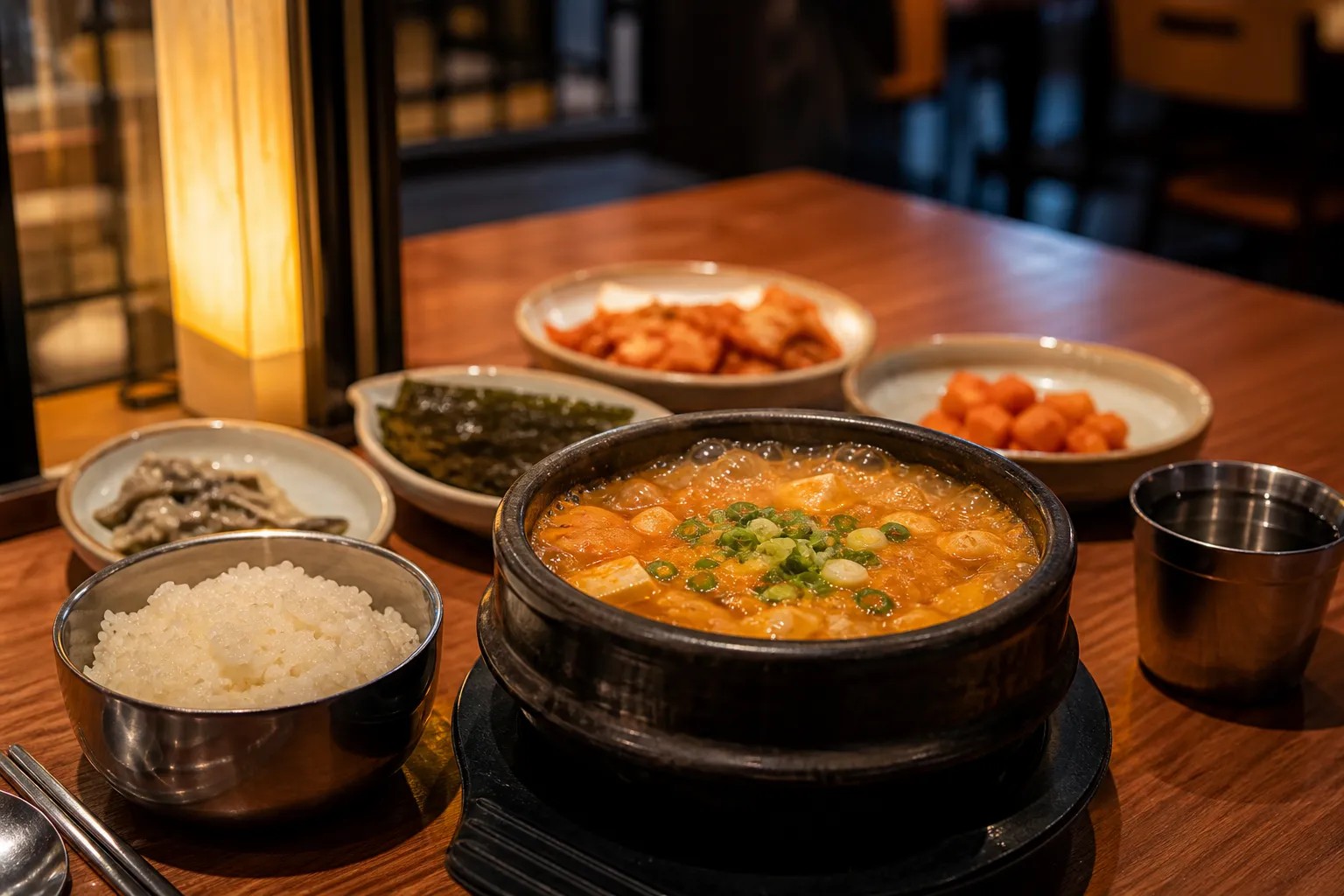 Sinsa Station Jeonju Cheonggukjang Korean restaurant guide