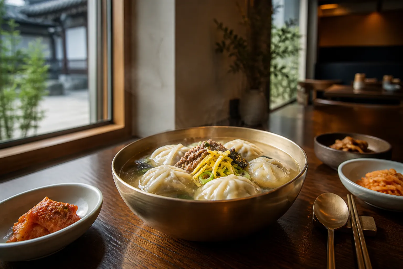 Seochon Andeok Michelin Bib Gourmand mandu soup Seoul