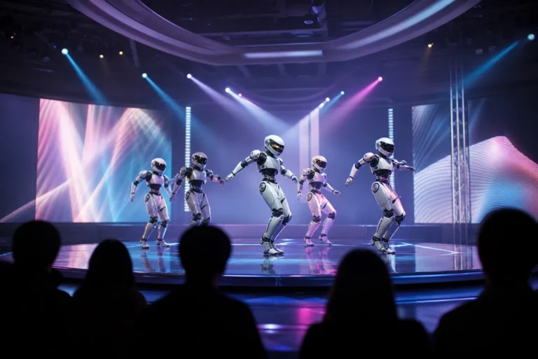 Galaxy Robot Park Opens in Seoul With K-pop Robot Performances stage concept