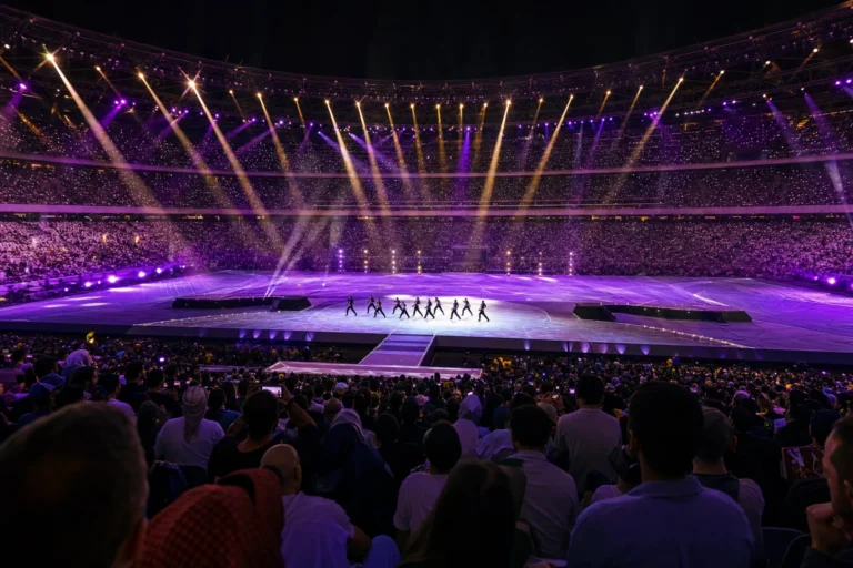 BTS Halftime Show Controversy World Cup final stage concept