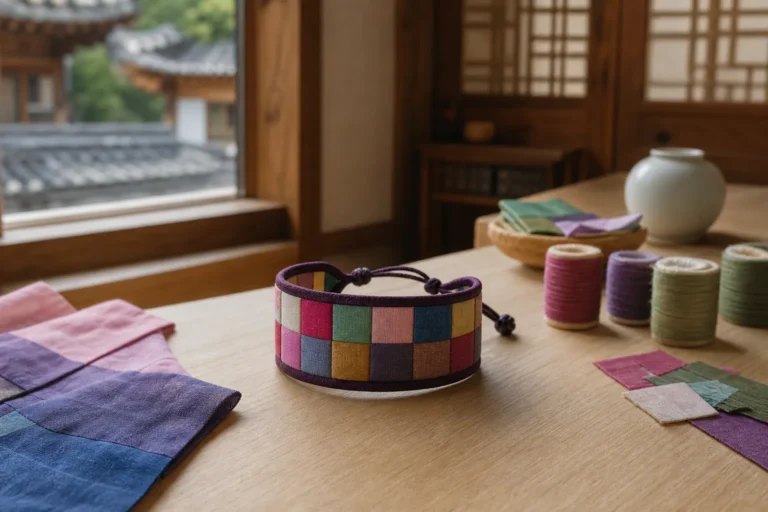 Bukchon Jogakbo Bracelet traditional craft experience guide