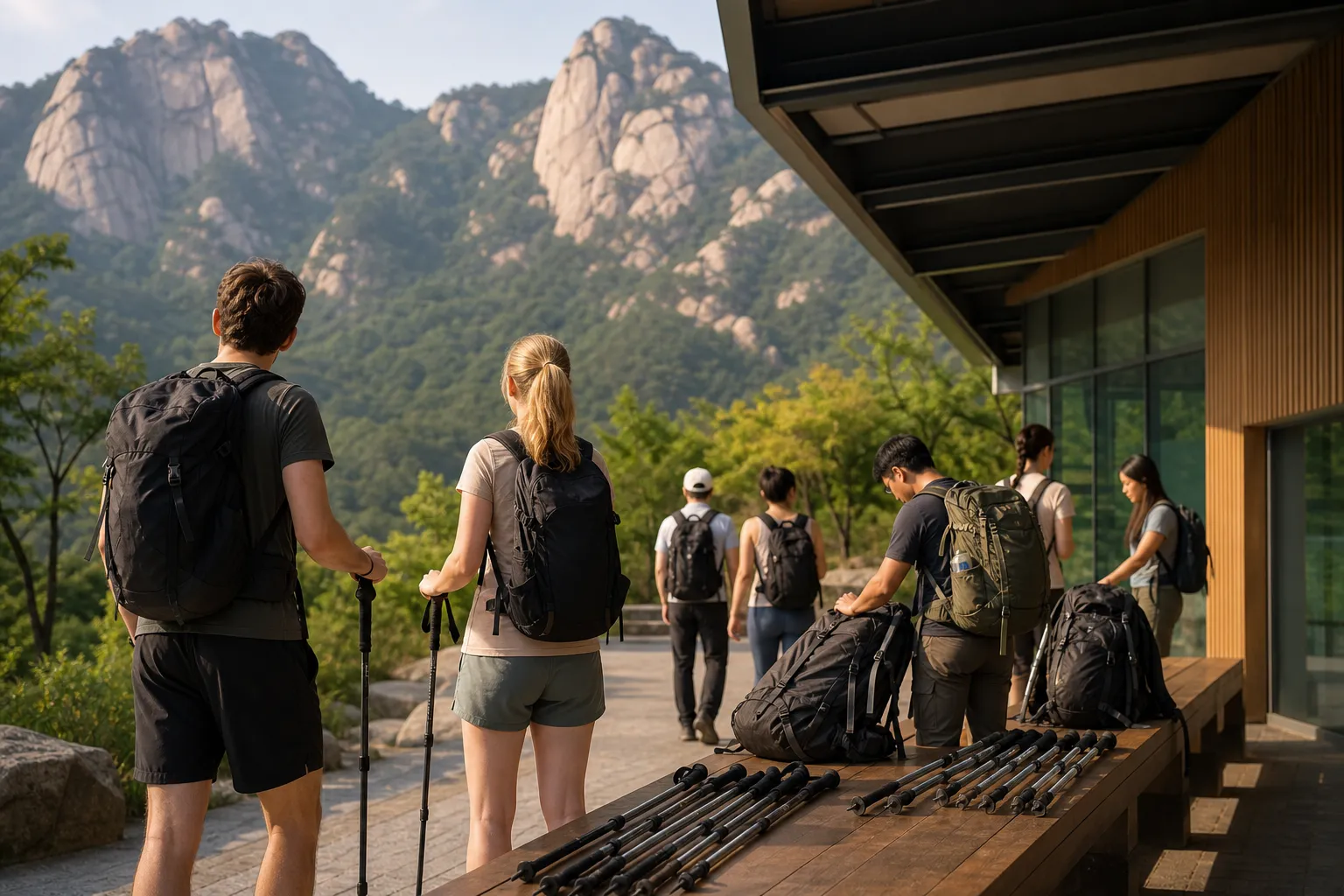 Bukhansan Hiking Tourism Center foreign visitors Seoul K-hiking guide
