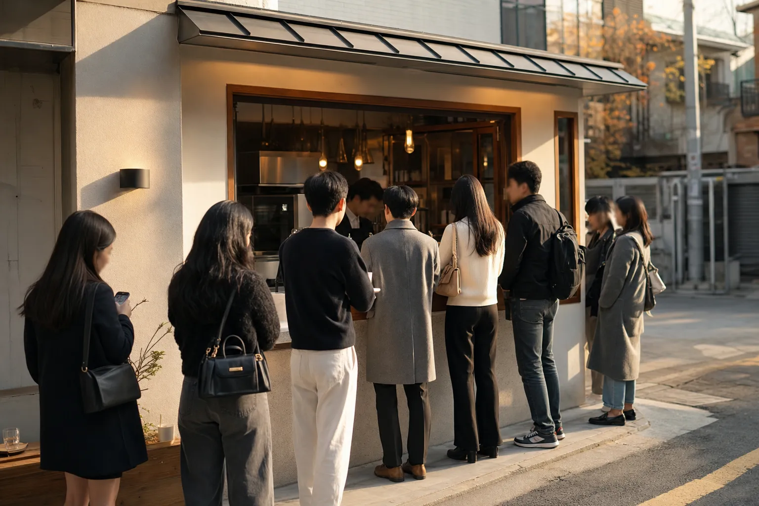 Bangbae Taeyang Coffee waiting guide for Einspanner in Seoul