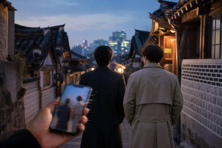 Jung Yoon-min AI Photo Explained Bukchon rumor concept