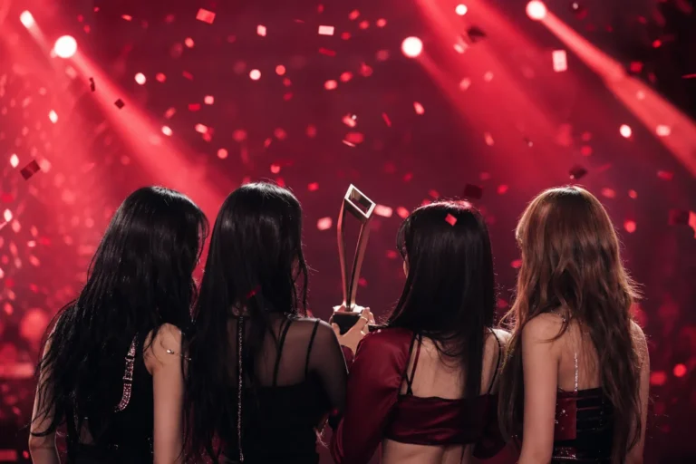 CORTIS Scores First No. 1 With REDRED on M Countdown stage concept