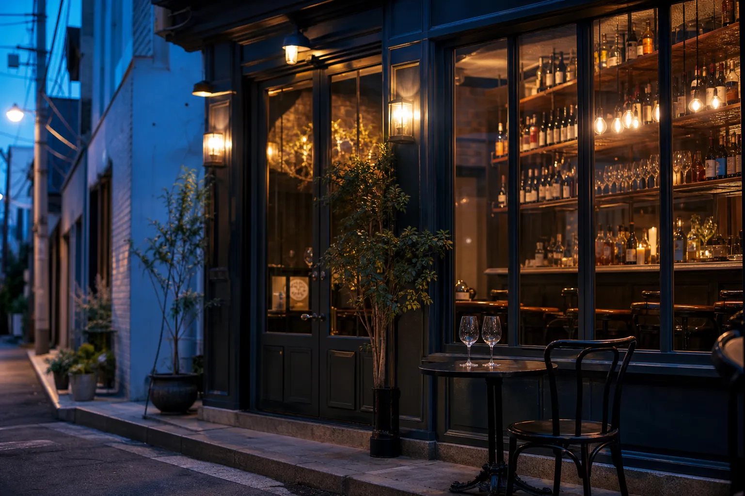 Seongsu Sortie Wine Bar Paris inspired exterior in Seongsu