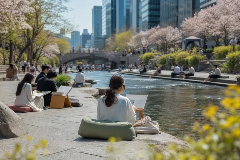 Cheonggyecheon Outdoor Library Reading by the Clear Stream 2026 guide