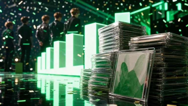 CORTIS GREENGREEN First-Week Sales Pass 2.31 Million on Hanteo stage concept