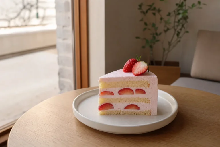 Maeil Cafe strawberry milk cake Yeonnam dessert cafe