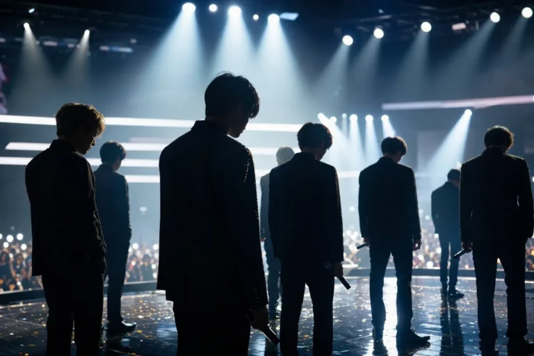 NCT WISH Music Bank Encore Draws Vocal Criticism After Ode to Love Win stage concept