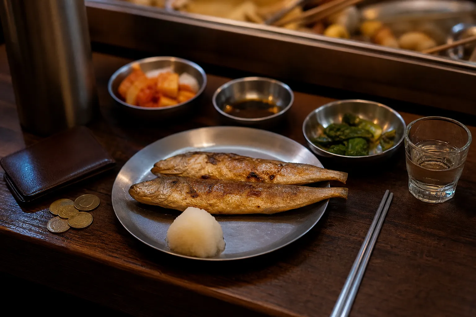 Eulji Odeng grilled sandfish price 19000 won menu