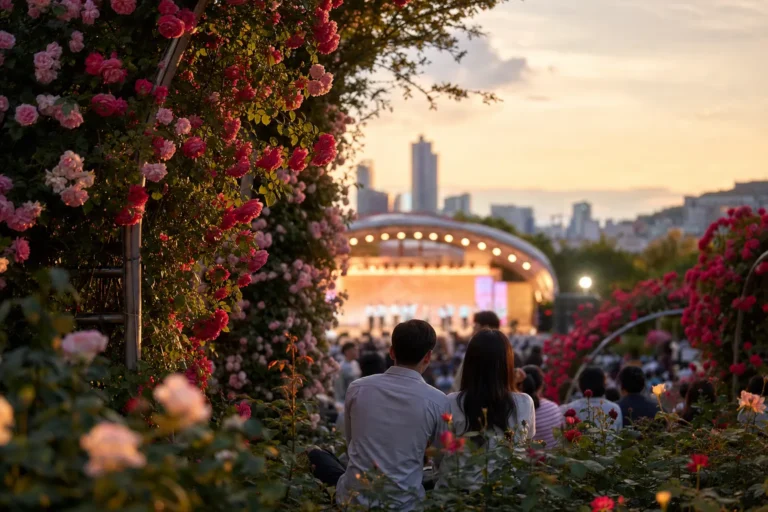 Jungnang Seoul Rose Festival Closing Guide final day stage concept