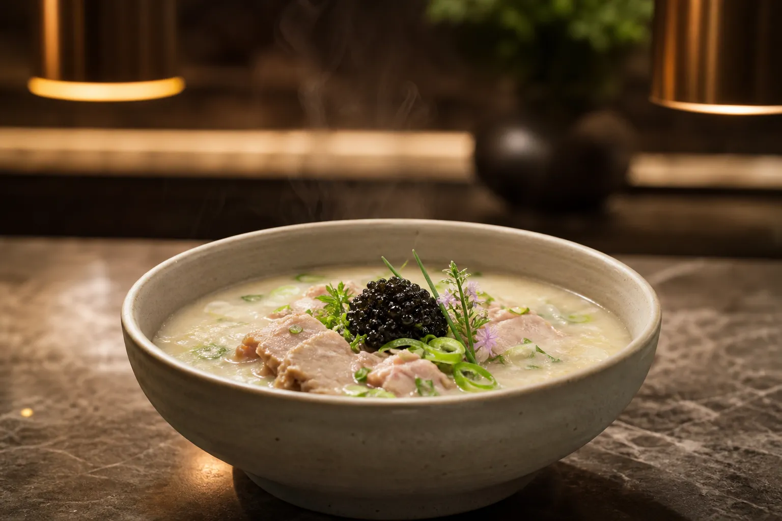 Cheongdam SAN caviar gukbap luxury Korean pork soup thumbnail