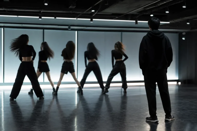 LE SSERAFIM Male Trainee Allegation Fuels Backlash Over BOOMPALA Studio Choom Stage stage concept
