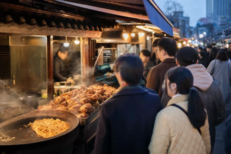 Kyungdong Market chicken waiting Namwon Tongdak Seoul guide