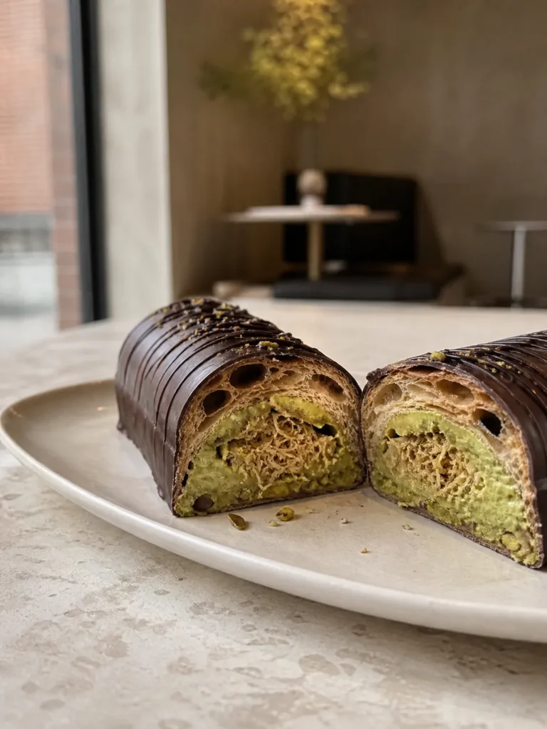 TENNE Seongsu Dubai Chocolate Baguette dessert guide