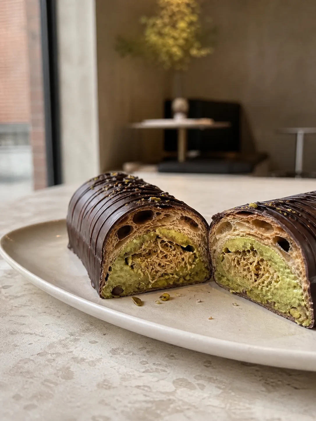 TENNE Seongsu Dubai Chocolate Baguette dessert guide