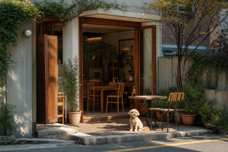 Vonzrr Yeonhui Cafe Guide pet-friendly converted house cafe in Seoul