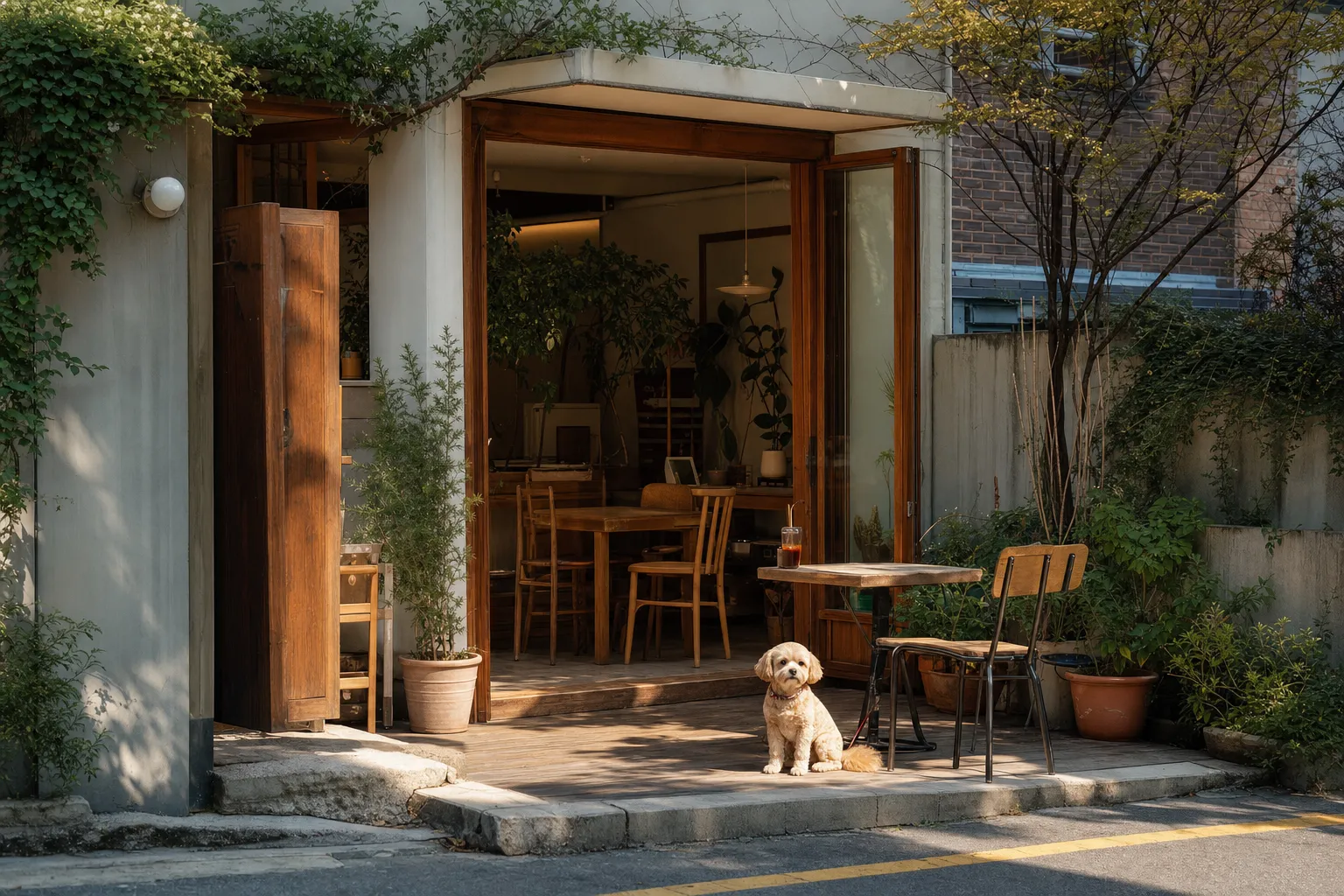 Vonzrr Yeonhui Cafe Guide pet-friendly converted house cafe in Seoul