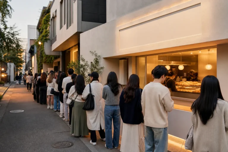 Hongdae donut lines Randy’s Donuts Yeonnam waiting trend