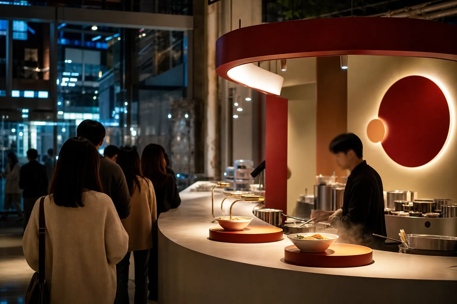 Shin Ramyun Bunsik Seongsu pop-up Seoul 40th anniversary experience concept