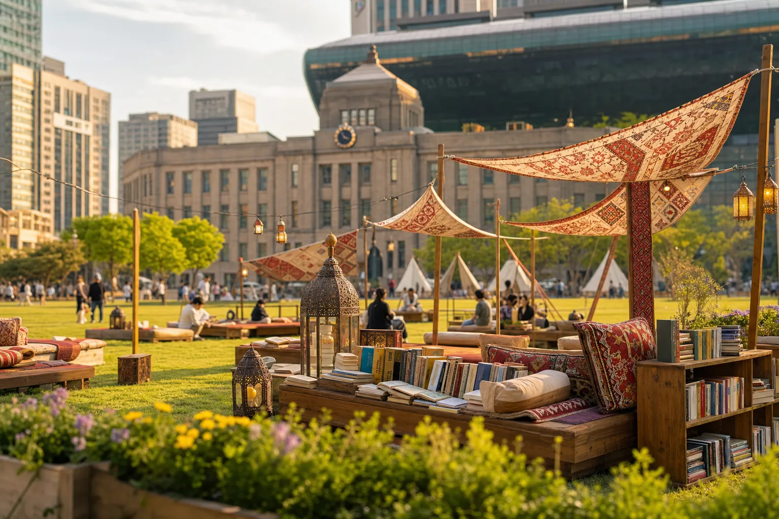 Seoul Plaza Central Asian Culture Guide 2026 Spring Festival Seoul Outdoor Library concept