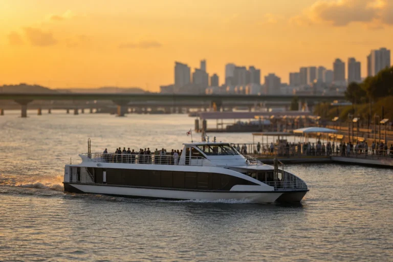 Han River Bus cumulative ridership 300,727 full-route restart Seoul concept