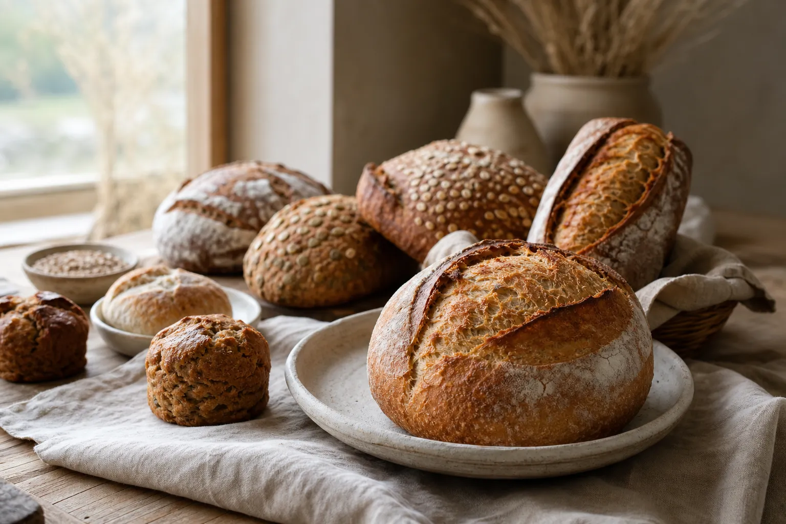 Gurye Mokwol Bakery local wheat natural fermentation bread