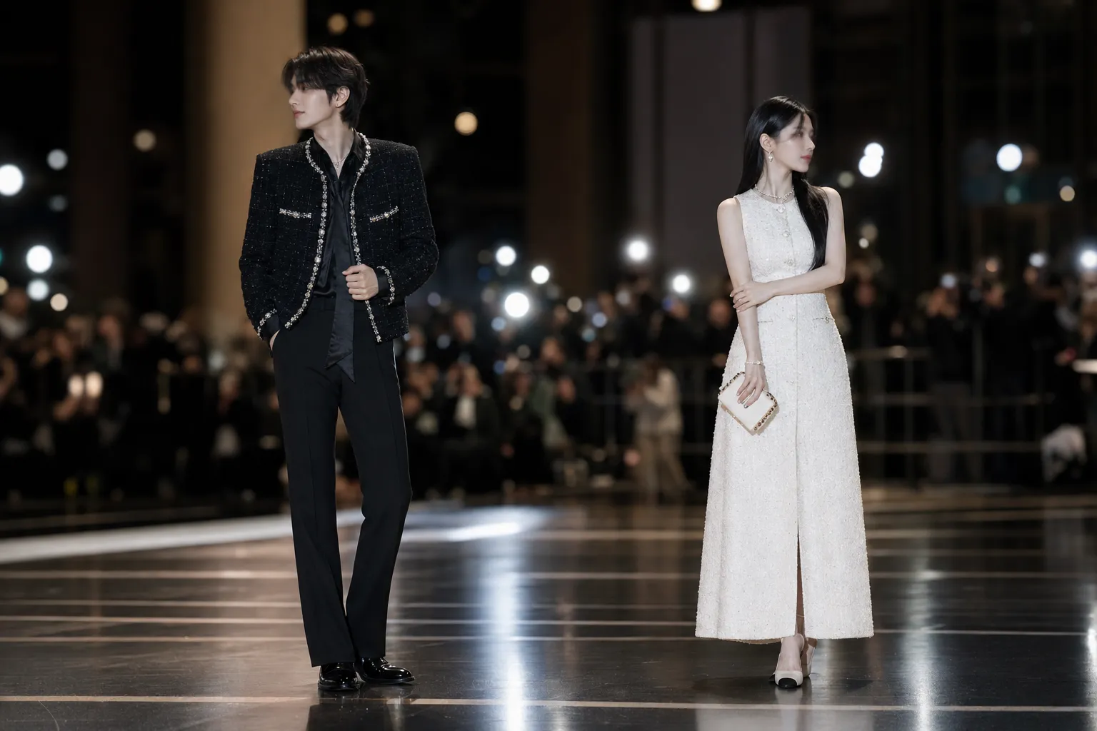 Wonbin and Go Youn-jung Draw Attention at CHANEL 2026 Métiers d’Art Seoul Event stage concept