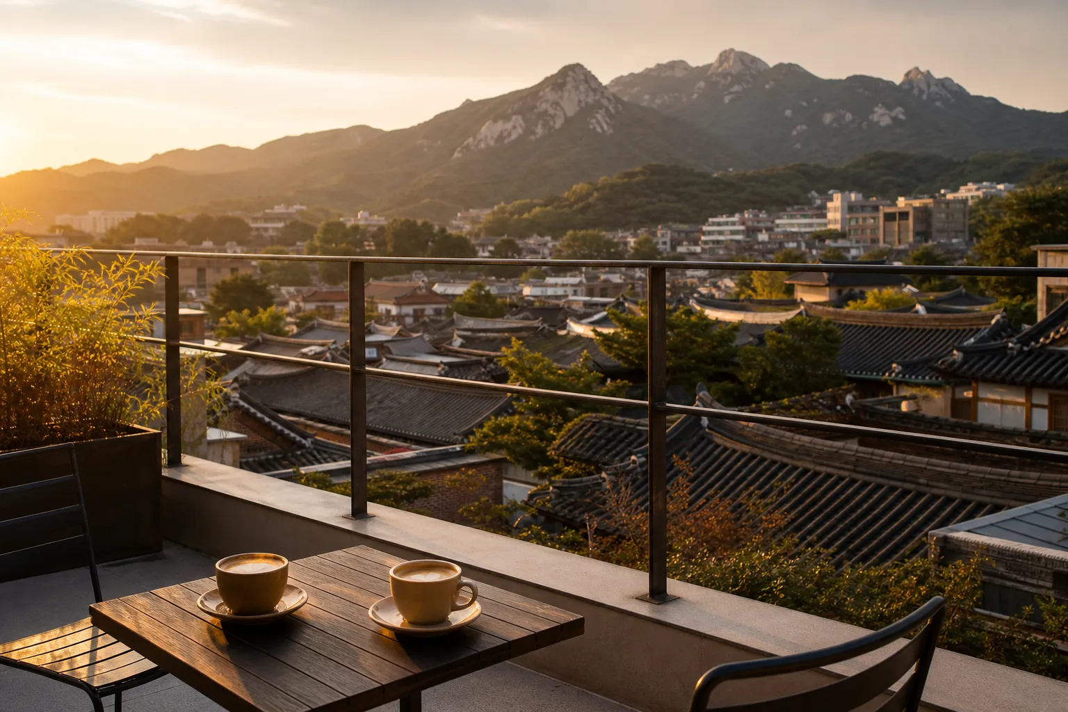 Daechung Park Inwangsan Terrace: A Rooftop View Over Seochon and Inwangsan